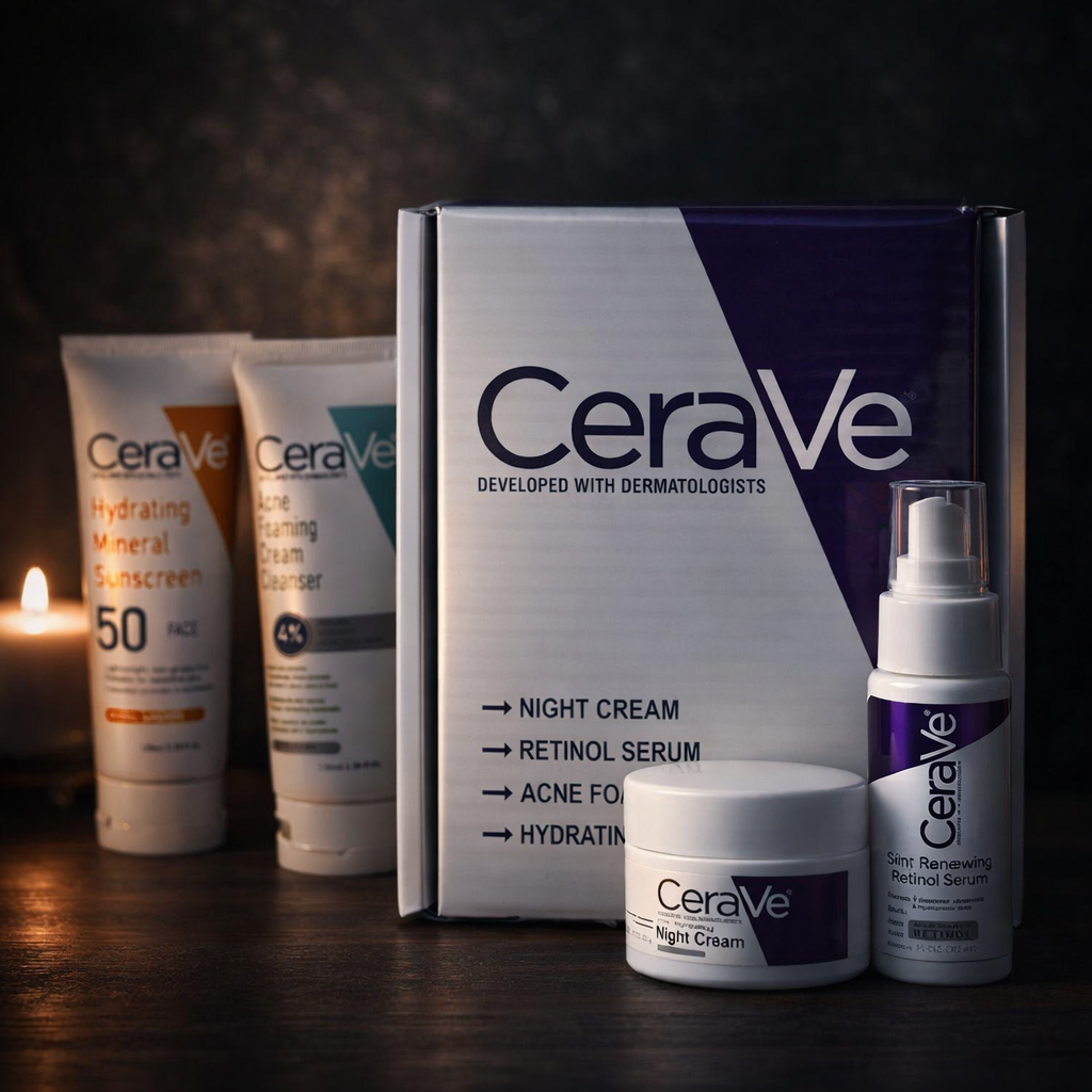 CeraVe Complete Skincare Bundle of 4