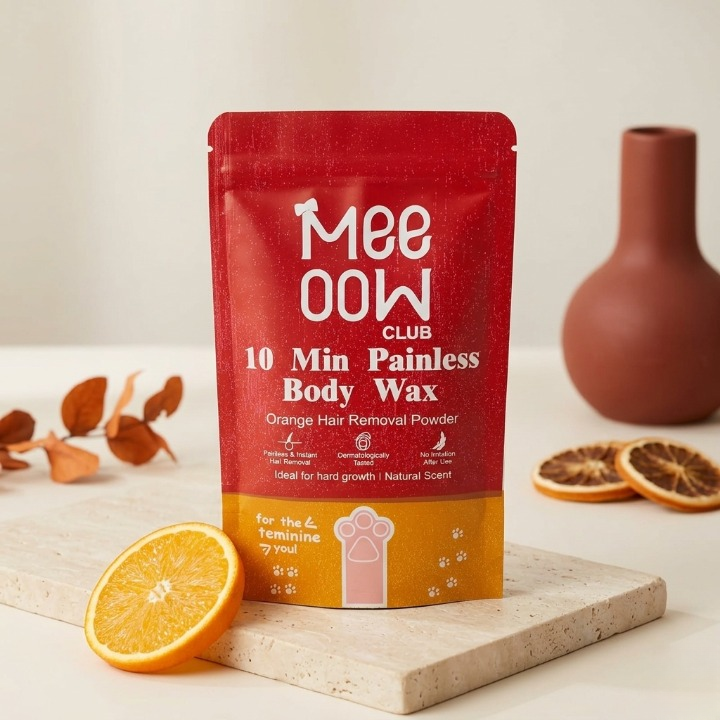 Meeoow Club 10 Min Painless Body Wax – Orange