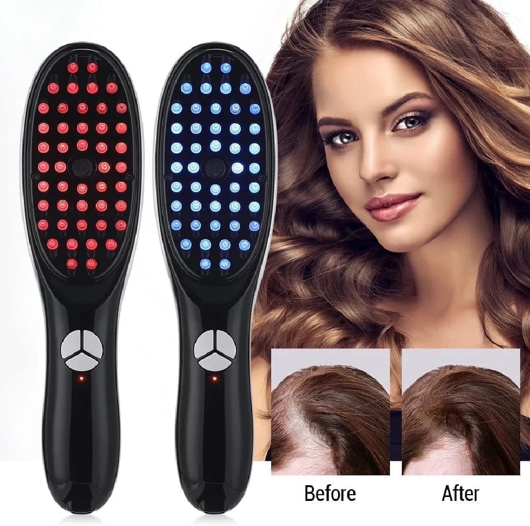 Rechargeable Electric Hair Growth Comb with Steam Spray